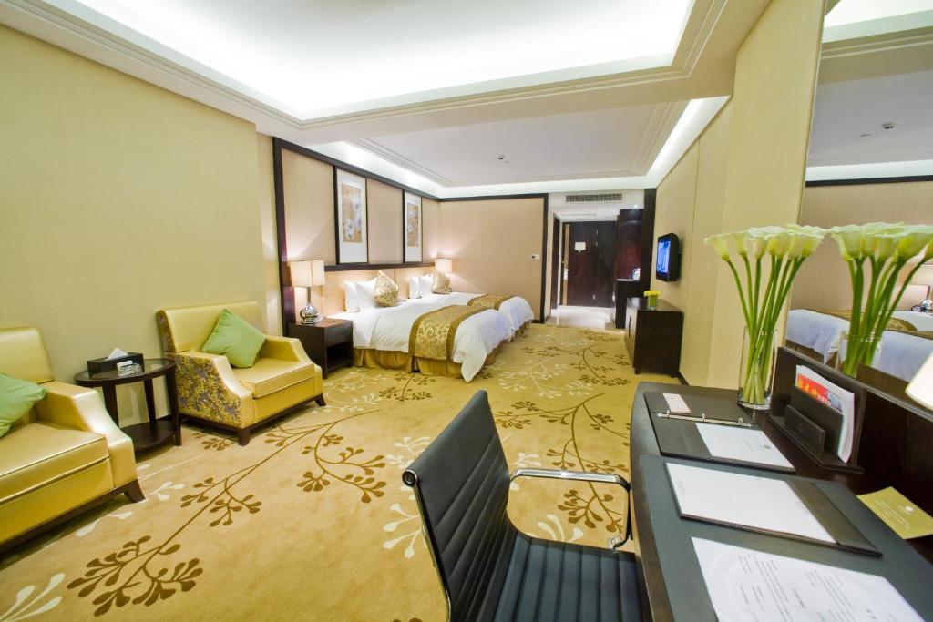 Ondine International Hotel Zhenjiang  Oda fotoğraf
